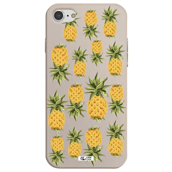 Pineapples Apple iPhone 8 Silicone Stone Case