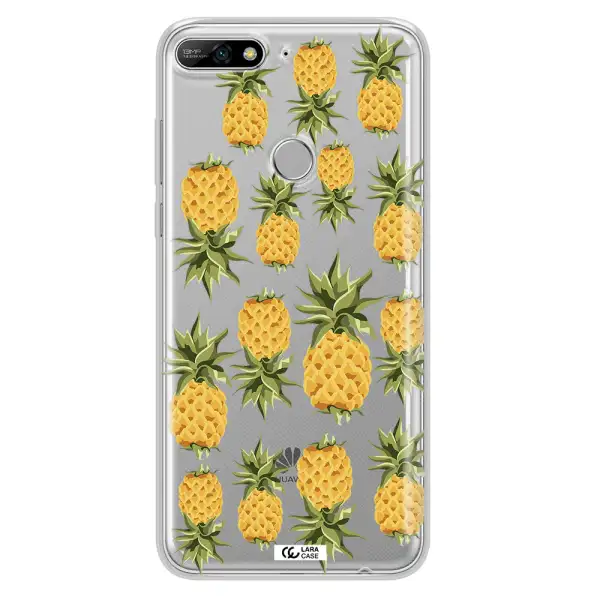 Pineapples Huawei Y7 2018 Clear TPU Case