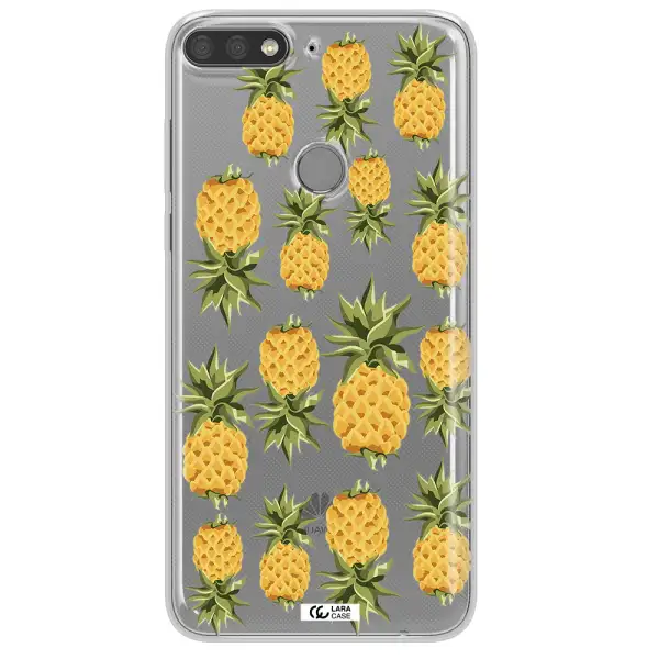 Pineapples Huawei Y7 Prime 2018 Clear TPU Case