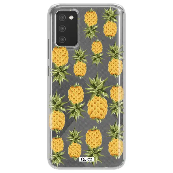 Pineapples Samsung A02S Clear TPU Case