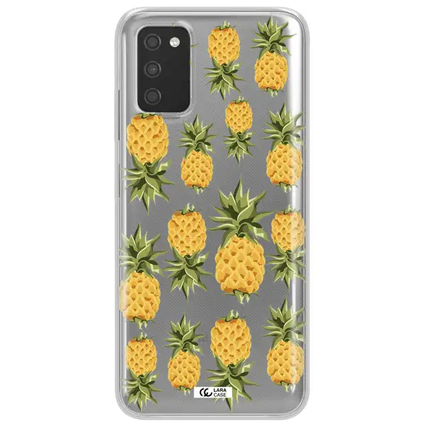 Pineapples Samsung A03S Clear TPU Case