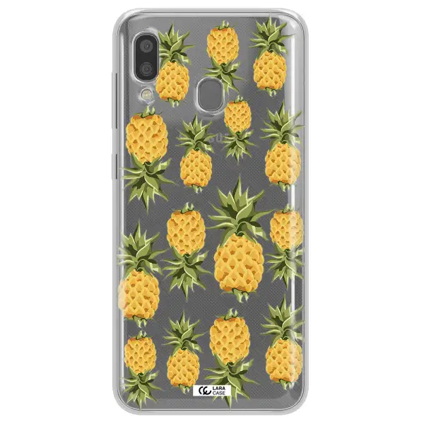 Pineapples Samsung A20 Clear TPU Case