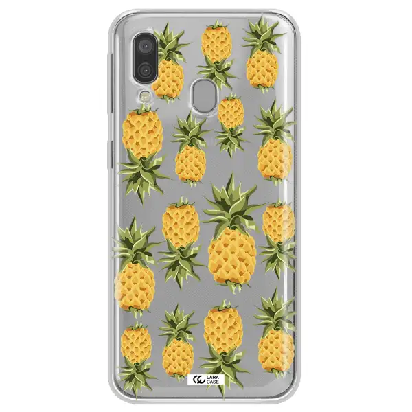 Pineapples Samsung A40 Clear TPU Case