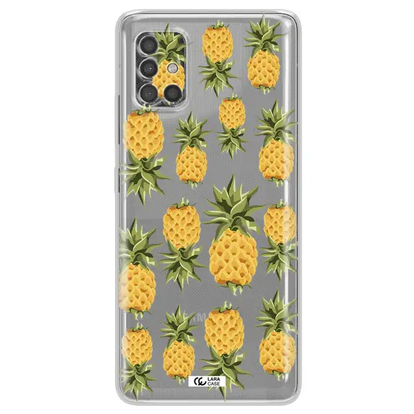 Pineapples Samsung A40S Clear Tpu Case