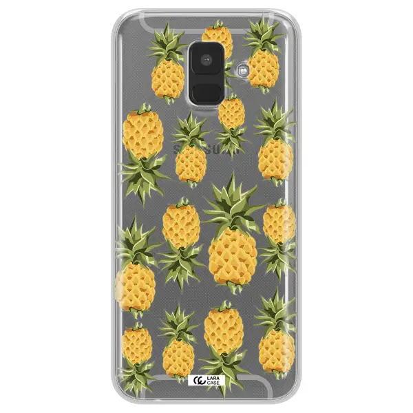 Pineapples Samsung A6 Clear TPU Case