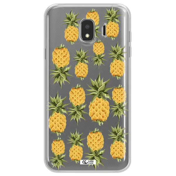 Pineapples Samsung J4 Clear TPU Case
