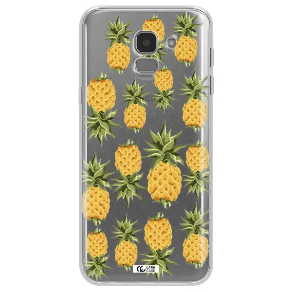Pineapples Samsung J6 Clear TPU Case