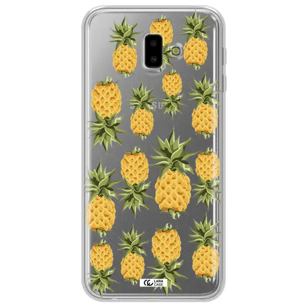 Pineapples Samsung J6 Plus Clear TPU Case