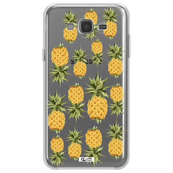 Pineapples Samsung J7 Core Clear TPU Case