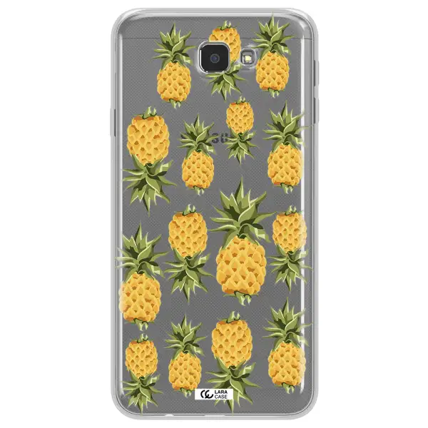 Pineapples Samsung J7 Prim Clear TPU Case