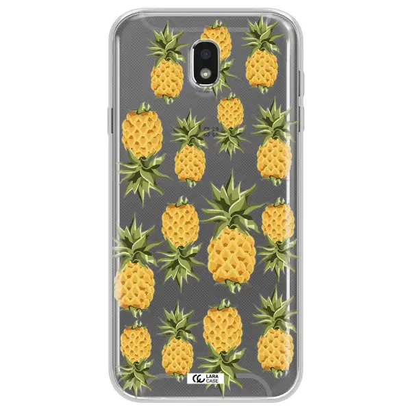Pineapples Samsung J7 Pro Clear TPU Case
