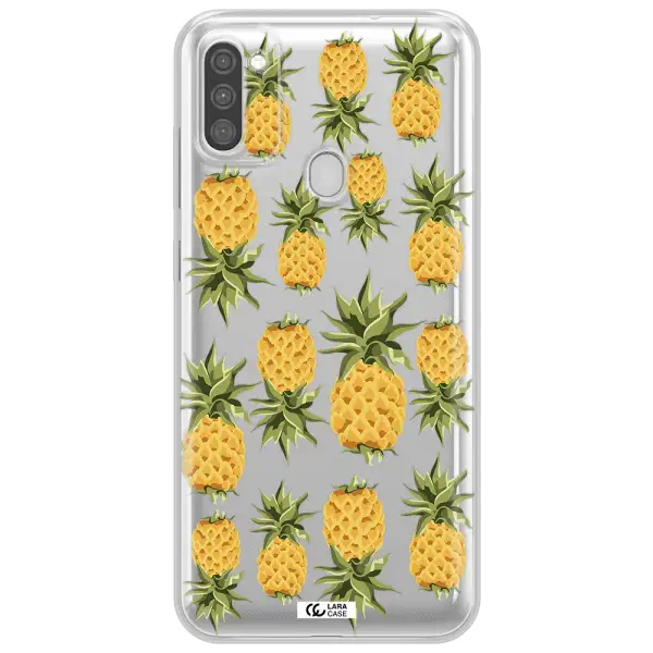 Pineapples Samsung M11 Clear TPU Case