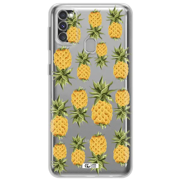 Pineapples Samsung M30S Clear TPU Case
