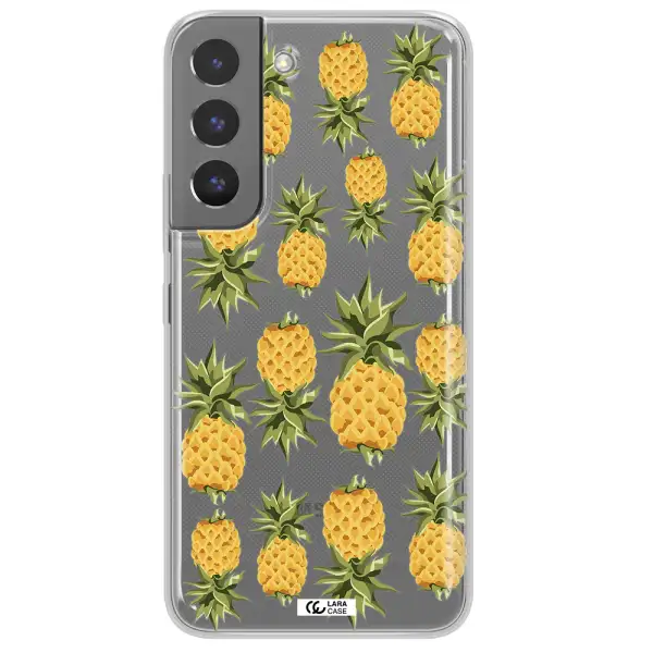 Pineapples Samsung S 22 Plus Clear TPU Case
