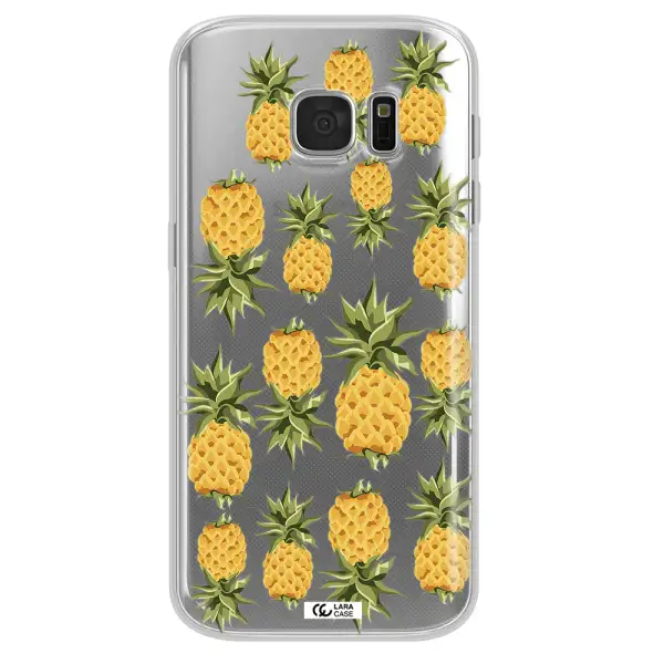 Pineapples Samsung S 7 Clear TPU Case