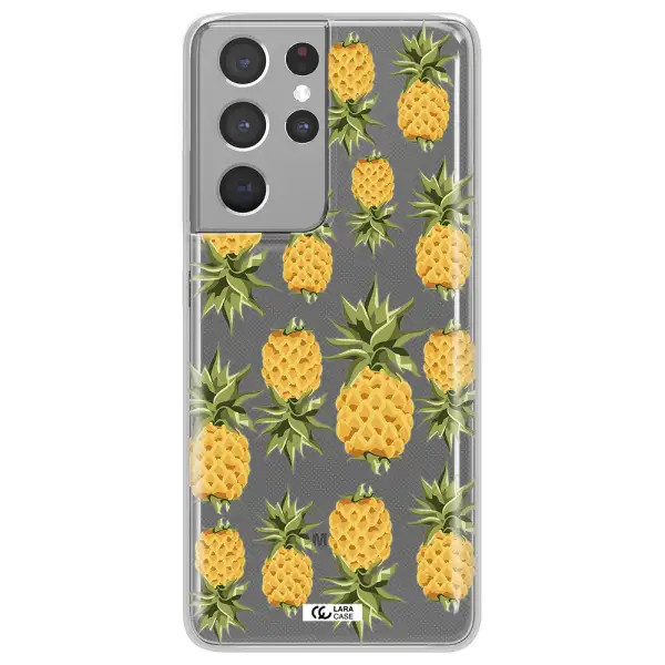 Pineapples Samsung S21 Ultra Clear TPU Case