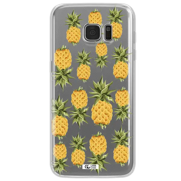 Pineapples Samsung S7 Edge Clear TPU Case