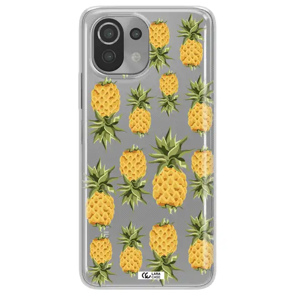 Pineapples Xiaomi Mi 11 Lite Clear TPU Case