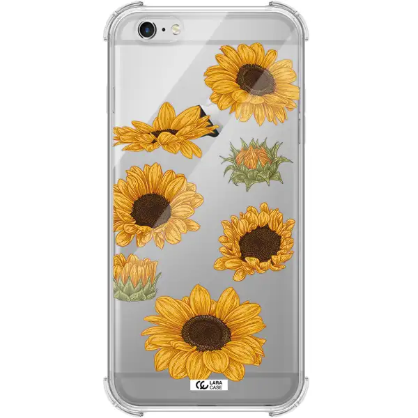 Sunflower Apple iPhone 6S Clear PC Case