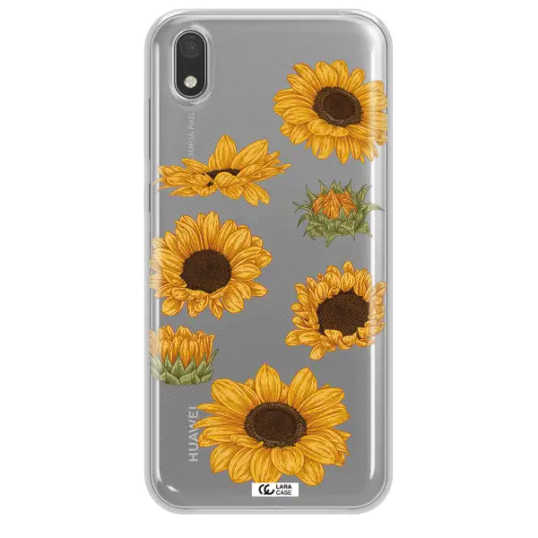 Sunflower Huawei Honor 8S Clear TPU Case