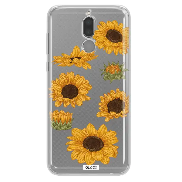 Sunflower Huawei Mate 10 Lite Clear TPU Case