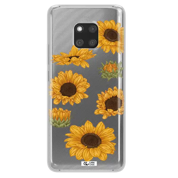 Sunflower Huawei Mate 20 Pro Clear TPU Case