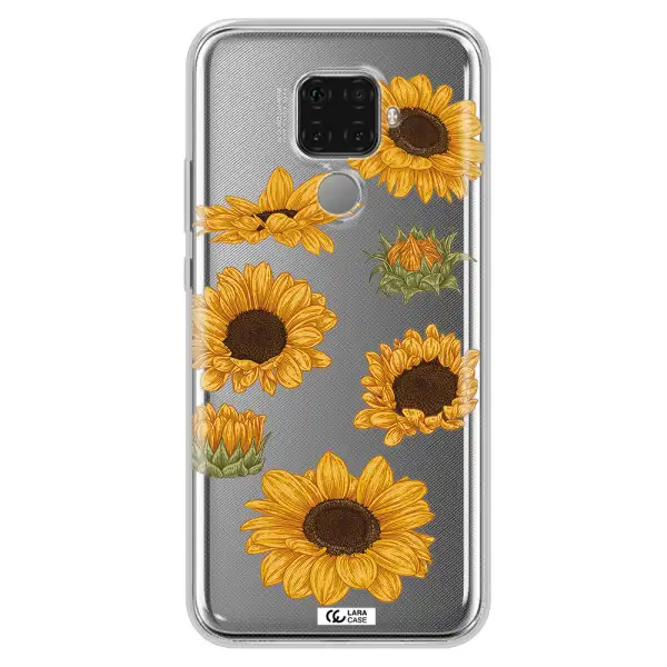 Sunflower Huawei Mate 30 Lite Clear TPU Case