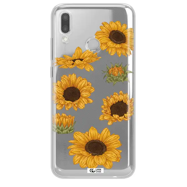 Sunflower Huawei P Smart 2019 Clear TPU Case