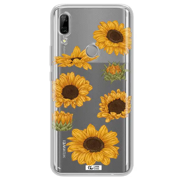 Sunflower Huawei P Smart Z Clear TPU Case