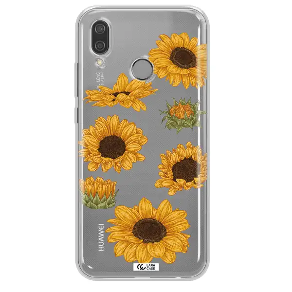 Sunflower Huawei P20 Lite Clear TPU Case