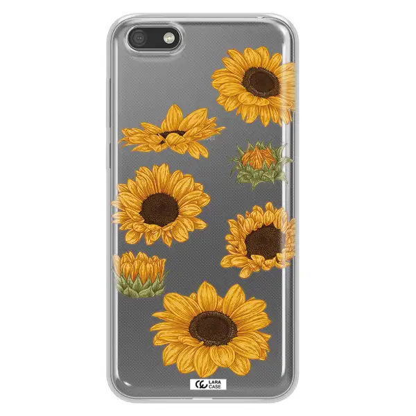 Sunflower Huawei Y5 2018 Clear TPU Case