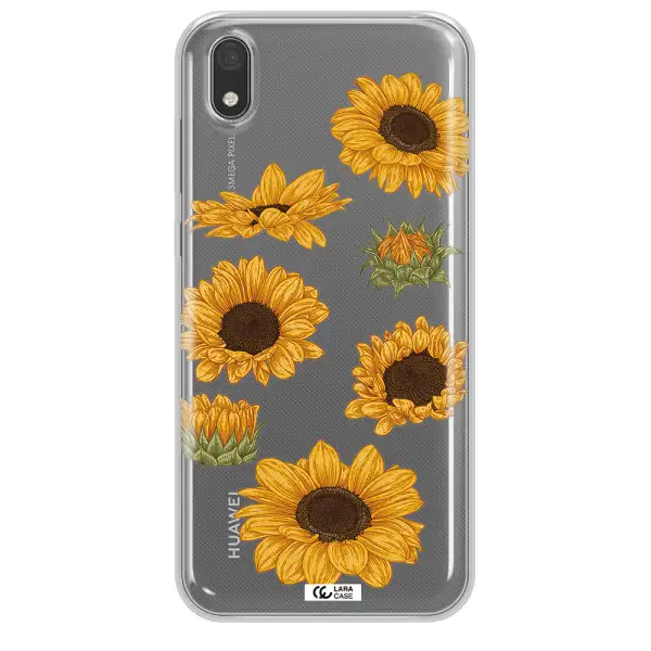 Sunflower Huawei Y5 2019 Clear TPU Case