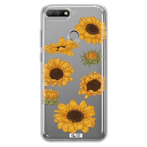Sunflower Huawei Y6 Prime 2018 Clear TPU Case