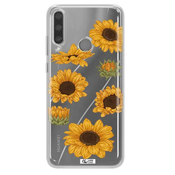 Sunflower Huawei Y6P Clear TPU Case