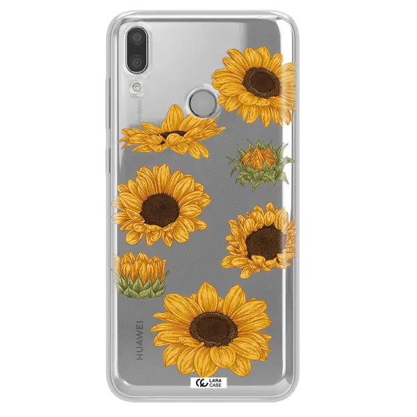 Sunflower Huawei Y7 2019 Clear TPU Case
