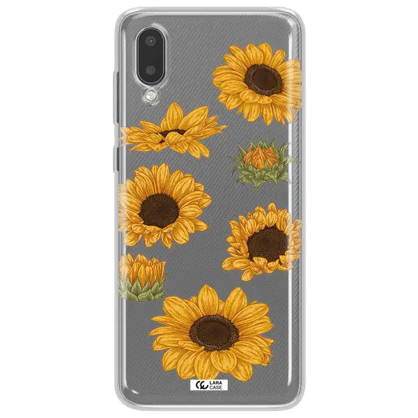 Sunflower Samsung A02 Clear TPU Case