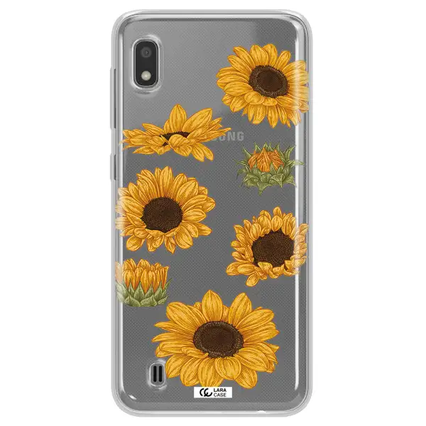 Sunflower Samsung A10 Clear TPU Case
