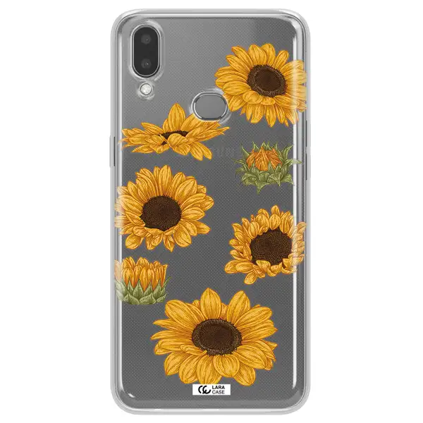 Sunflower Samsung A10S Clear TPU Case