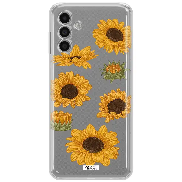 Sunflower Samsung A13 5G Clear Tpu Case