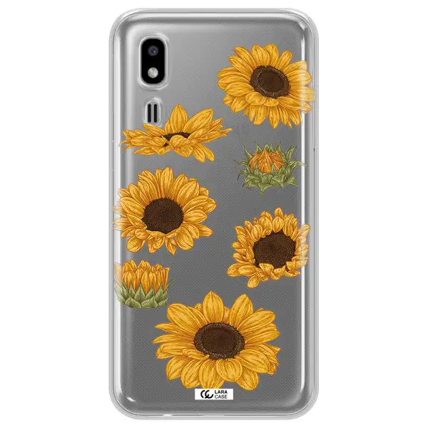 Sunflower Samsung A2 Core Clear TPU Case