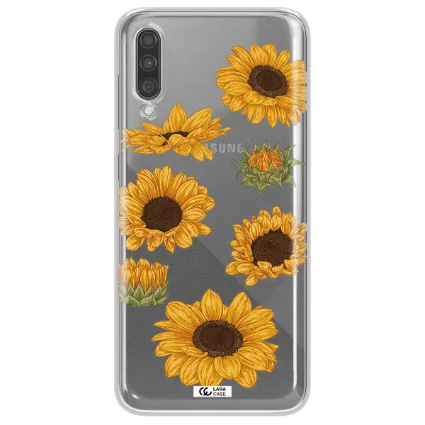 Sunflower Samsung A30S Clear TPU Case
