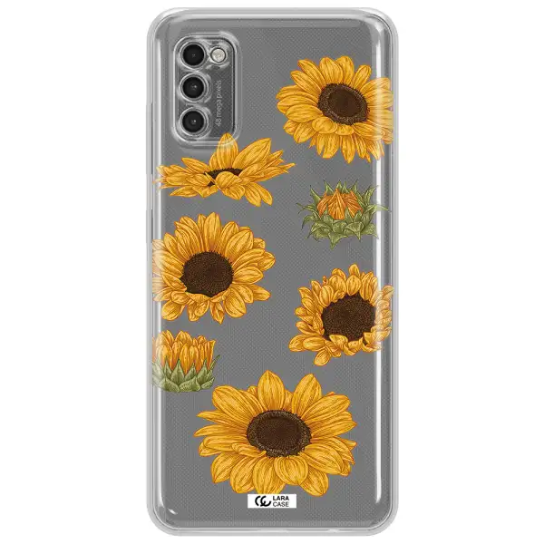 Sunflower Samsung A41 Clear Tpu Case