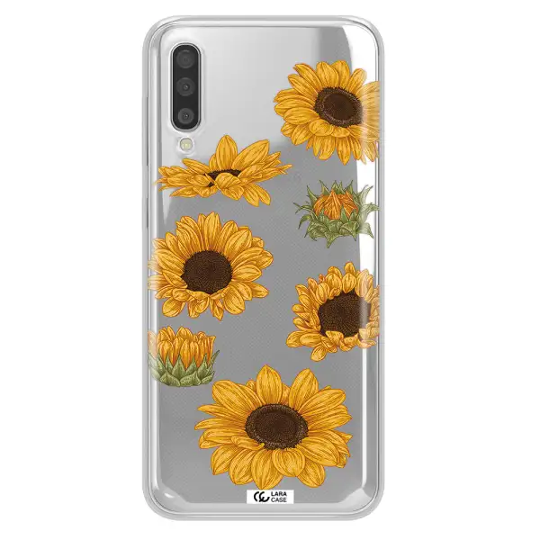 Sunflower Samsung A50S Clear Tpu Case