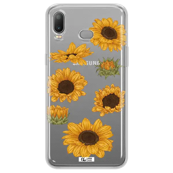 Sunflower Samsung A6S Clear TPU Case