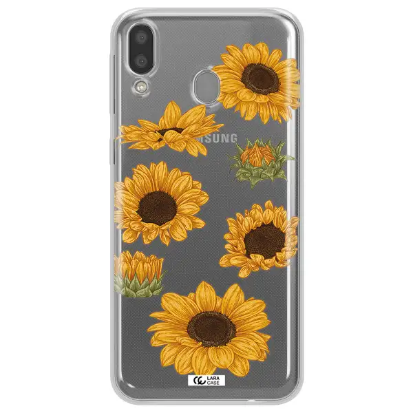 Sunflower Samsung M20 Clear TPU Case