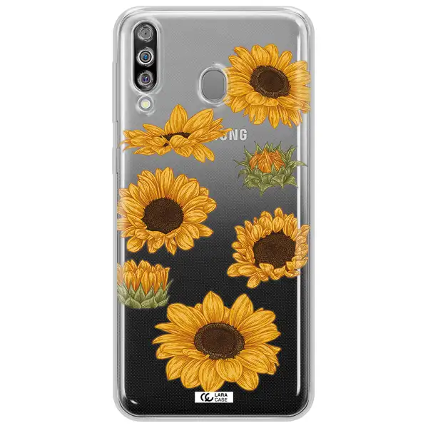 Sunflower Samsung M30 Clear TPU Case