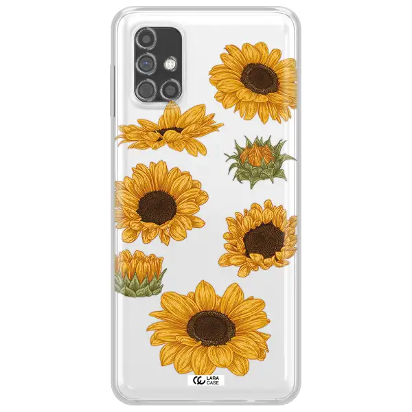 Sunflower Samsung M31S Clear TPU Case
