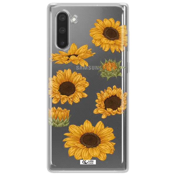 Sunflower Samsung Note 10 Clear TPU Case