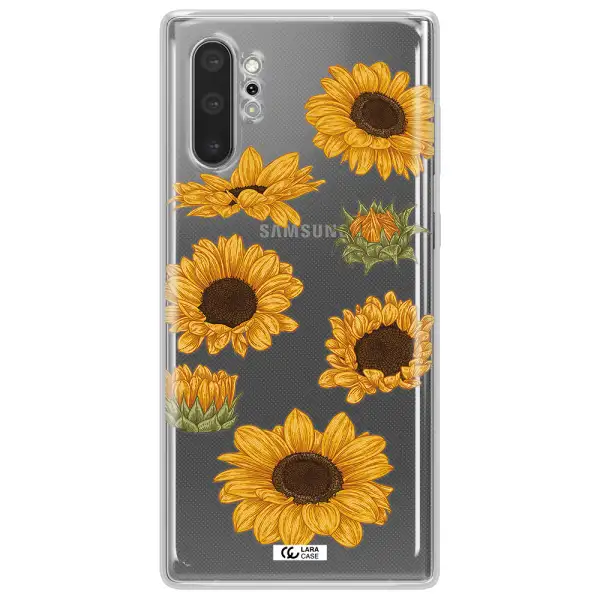 Sunflower Samsung Note 10 Plus Clear TPU Case