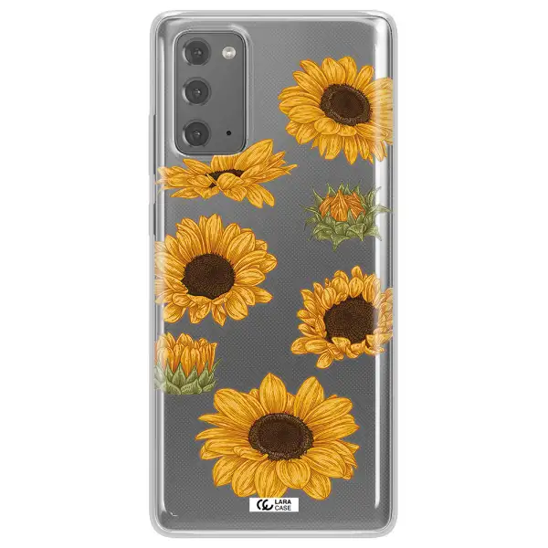 Sunflower Samsung Note 20 Clear TPU Case